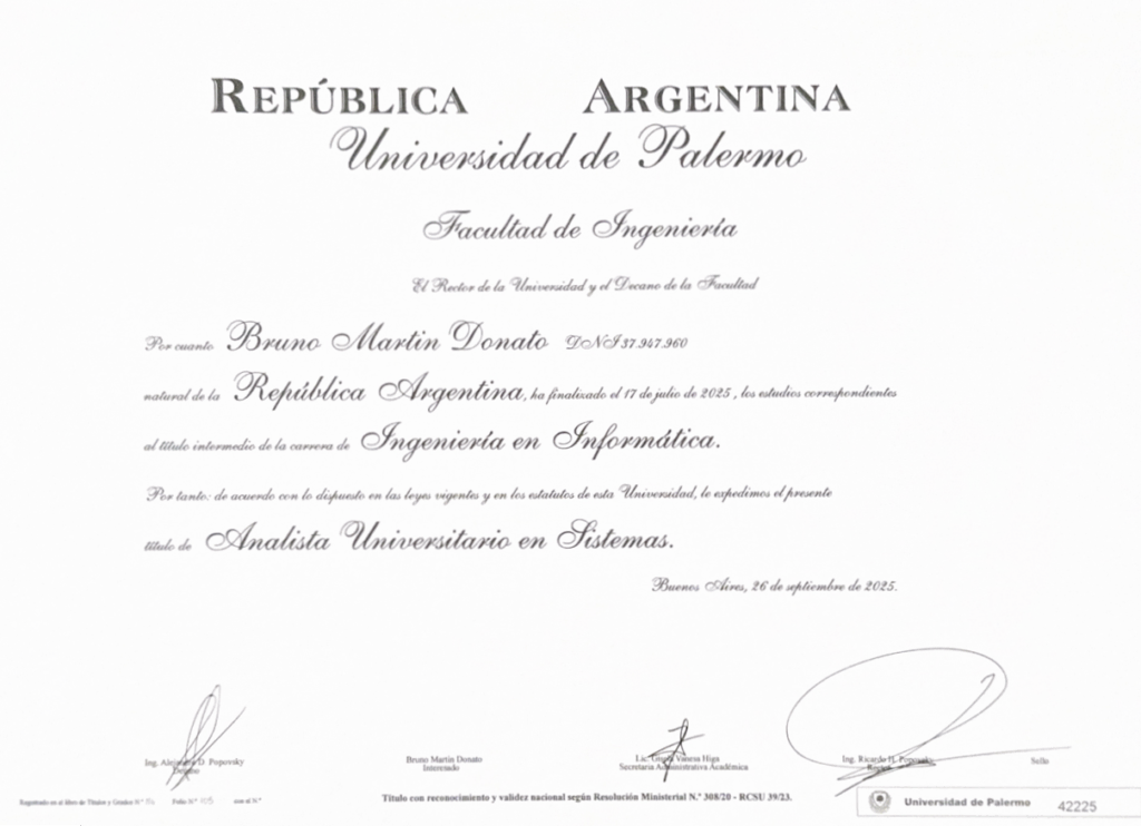 Analista de Sistemas